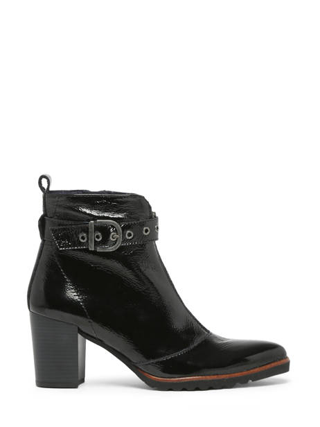 Heeled Boots Thais In Leather Dorking Black theme D8300