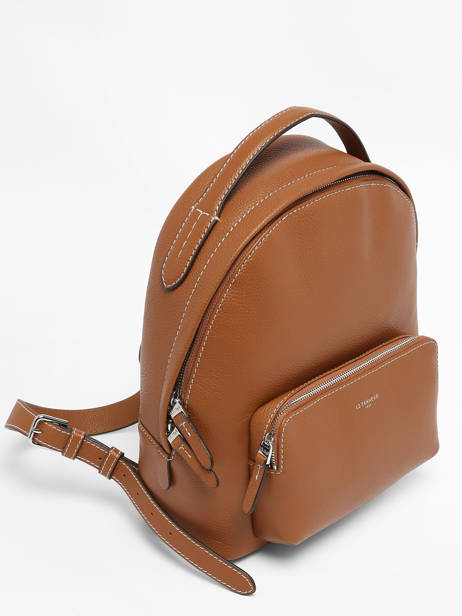 Leather Sophie Women's Backpack Le tanneur Brown sophie TSOP1712 other view 2