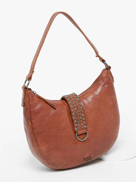 Leather Toscane Shoulder Bag Basilic pepper Brown toscane BTOS03 other view 3