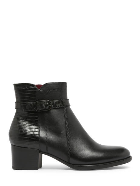 Heeled Boots In Leather Tamaris Black women 41