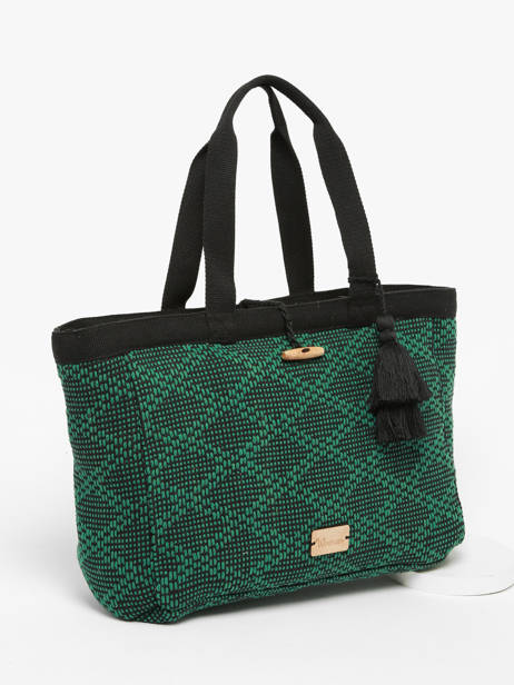 Shoulder Bag Oeillet Cotton Woomen Green oeillet WOEI04 other view 2