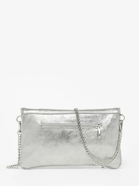 Shoulder Bag Nine Leather Milano Silver nine NI22112N other view 4