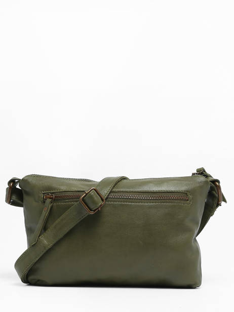 Sac Bandoulière Cow Cuir Basilic pepper Vert cow BCOW68 vue secondaire 4