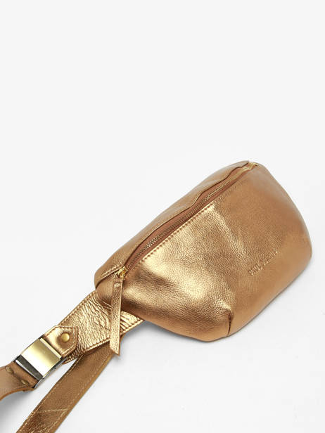 Leather La Banane Belt Bag Paul marius Gold vintage BANANE other view 2