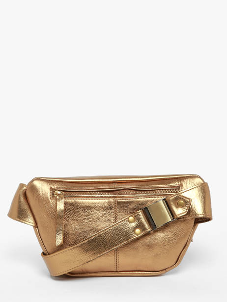 Leather La Banane Belt Bag Paul marius Gold vintage BANANE other view 4