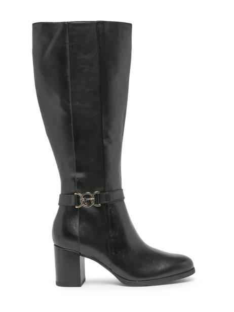 Heeled Boots In Leather Tamaris Black women 41