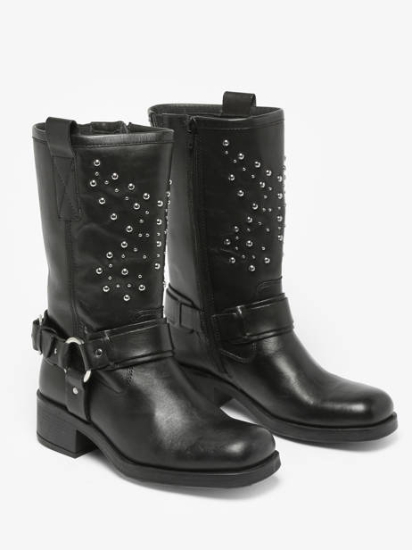 Boots Modular En Cuir Ps poelman Noir women MODULA36 vue secondaire 2