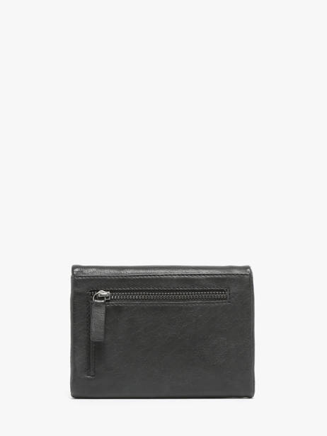 Wallet Leather Biba Black wallet TOT1L other view 2