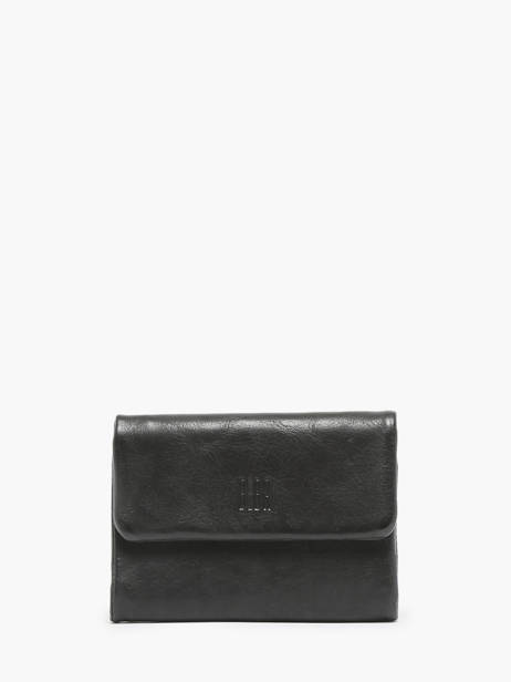 Wallet Leather Biba Black wallet TOT1L