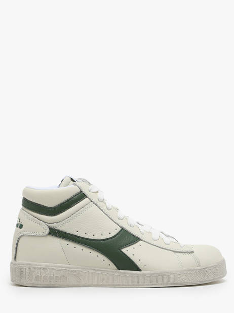 Sneakers Game L Hi Waxed In Leather Diadora White unisex 178300