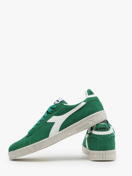 Sneakers Game Low Suede Wax In Leather Diadora Green unisex 181202 other view 3