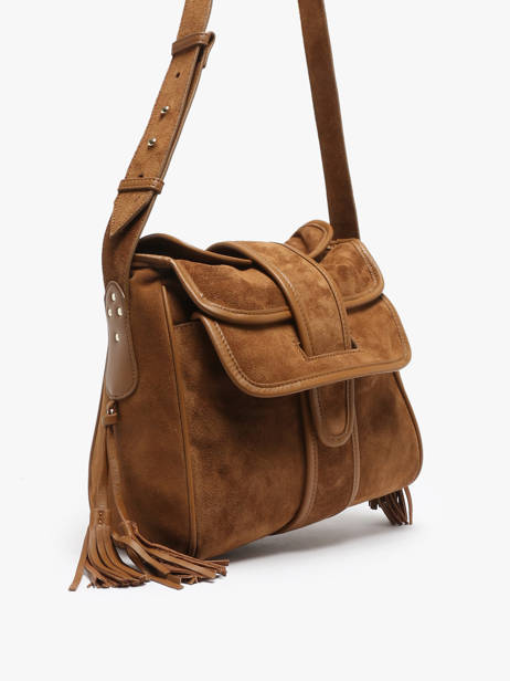 Sac Bandoulière Jim Cuir Great by sandie Beige jim LAM vue secondaire 2