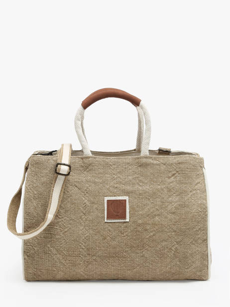 Sac Porté Main Naturel Le voyage en panier Marron naturel PM807