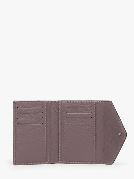 Wallet Leather Yves renard Violet enveloppe 29223 other view 1