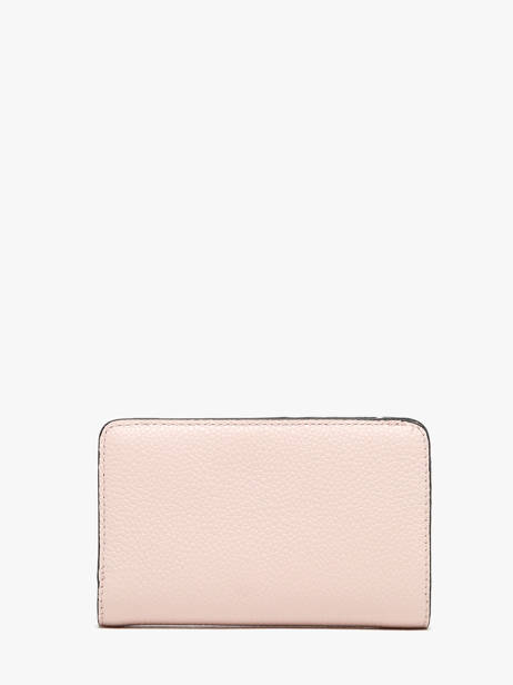 Compact Leather Ninon Zip Wallet Lancel Pink ninon A11123 other view 2