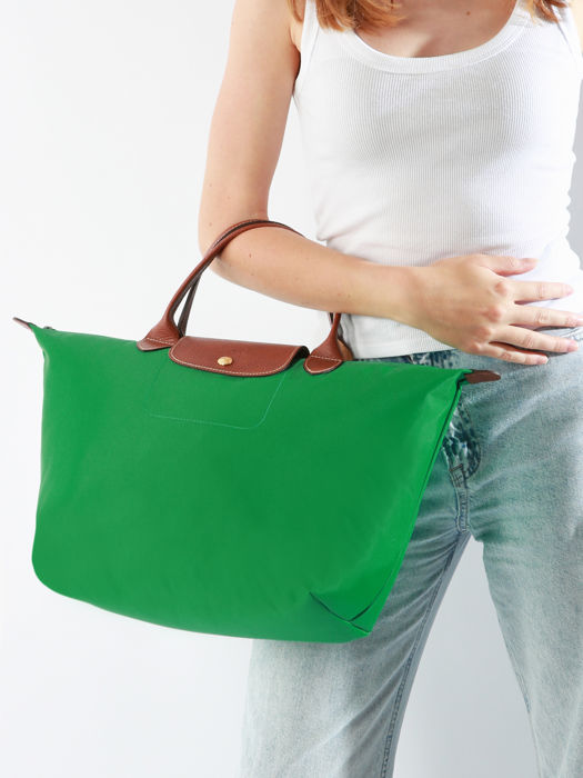 Longchamp Le pliage original Sacs porté main Vert