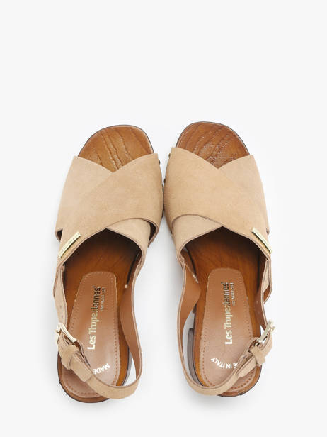 Sandales à Talon Tessy En Cuir Les tropeziennes Beige women TESSY vue secondaire 3