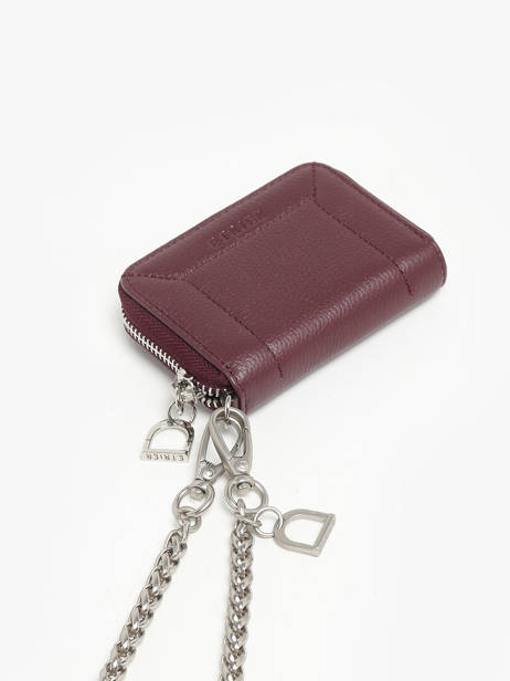 Coin Purse Altesse Leather Etrier Violet altesse EALT090S other view 1