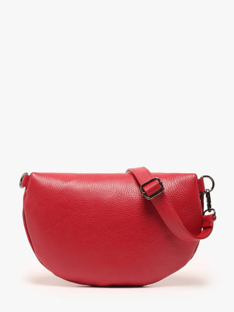 Leather Caviar Belt Bag Milano Red caviar CA21123 other view 4