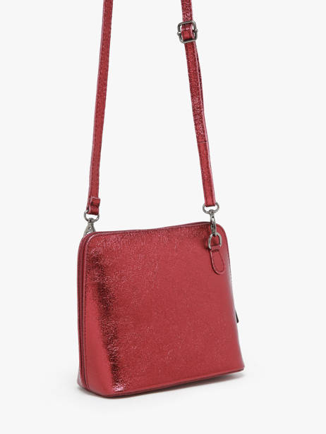 Leather Nine Crossbody Bag Milano Red nine NI23117N other view 2