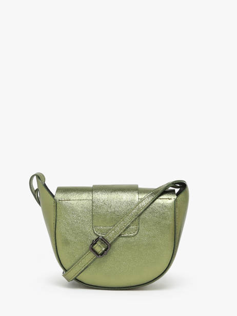 Shoulder Bag Nine Leather Milano Green nine NI24064 other view 4