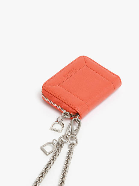 Coin Purse Altesse Leather Etrier Orange altesse EALT090S other view 1