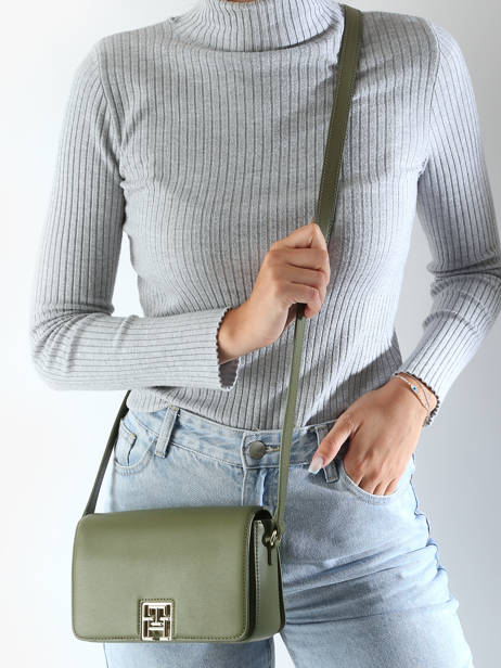 Sac Bandoulière Th Reset Tommy hilfiger Vert th reset AW16298 vue secondaire 1