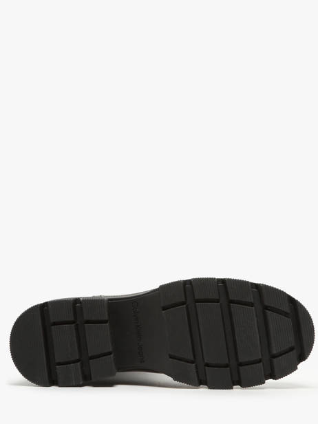 Bottines En Cuir Calvin klein jeans Noir accessoires 14950GT vue secondaire 5