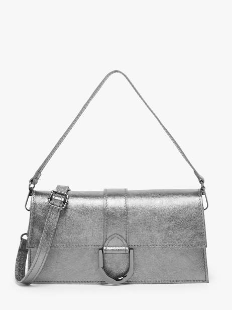 Shoulder Bag Nine Leather Milano Silver nine NI24066