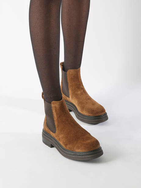 Chelsea Boots Laki En Cuir Aliwell Marron women LAKI vue secondaire 1