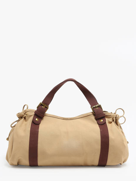 Canvas 24h Satchel Gerard darel Beige canvas Z450 other view 4