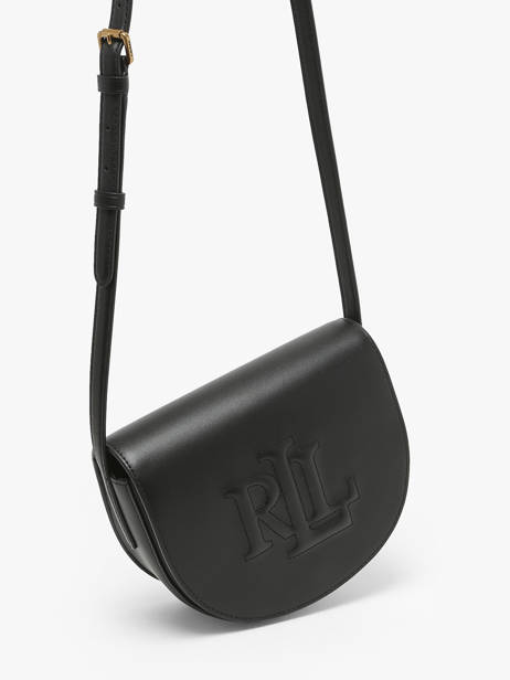 Sac Bandoulière Anstey Cuir Lauren ralph lauren Noir anstey 31950130 vue secondaire 2