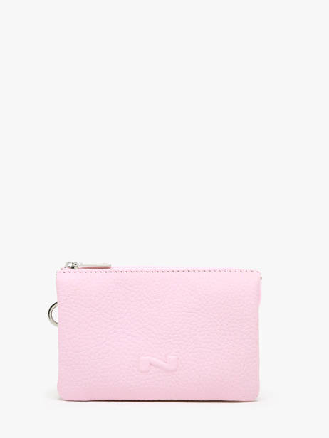 2-compartment Leather Pouch Nathan baume Pink original n 283N