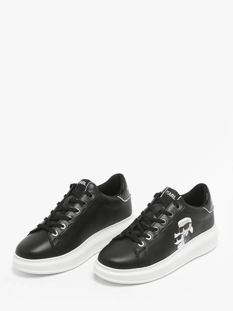 Sneakers Kapri Twin Nft En Cuir Karl lagerfeld Noir women KL62524T vue secondaire 2