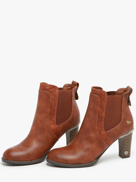 Heeled Boots Mustang Brown women 1470503 other view 2