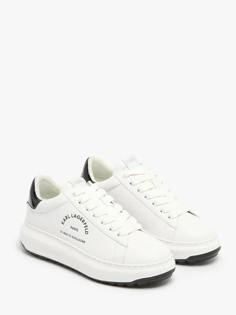 Sneakers Kapri Maison En Cuir Karl lagerfeld Blanc men KL57538 vue secondaire 1