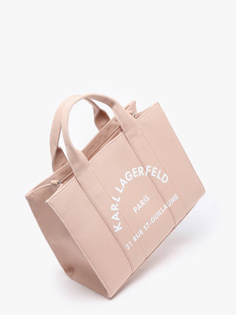 Small Cotton Rsg Tote Bag Karl lagerfeld Pink rsg 240W3892 other view 2