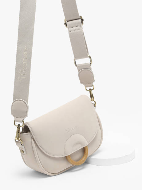 Shoulder Bag Crocus Woomen Beige crocus WCRO03 other view 2