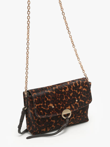 Leather Othilia Leopard Crossbody Bag Vanessa bruno Brown othilia 11V40815 other view 2