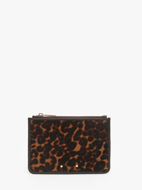 Leather Othilia Leopard Coin Purse Vanessa bruno Brown othilia 11V42156