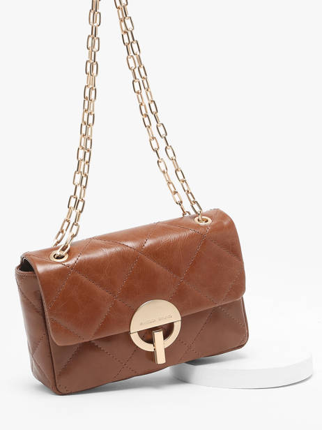Moyen Sac Moon En Cuir Vanessa bruno Marron moon 84V40533 vue secondaire 2