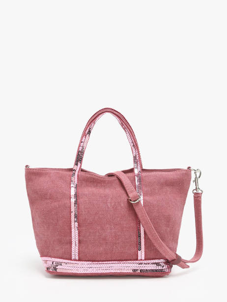 Crossbody Baby Cabas Linen Vanessa bruno Pink cabas lin 31V40410 other view 4