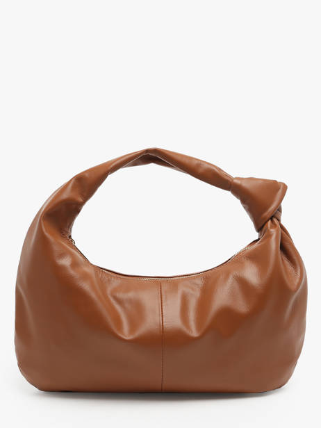 Sac Porté épaule Sauvage Cuir Milano Marron sauvage SA24114