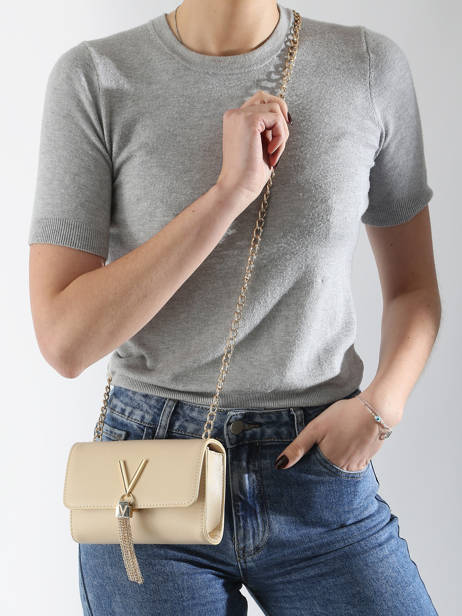 Sac Bandoulière Divina Sa Valentino Beige divina sa VBS1IJ03 vue secondaire 1