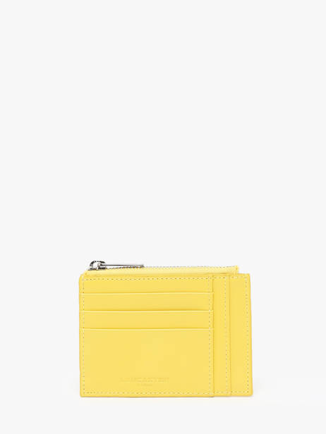 Wallet Leather Lancaster Yellow paris pm 22