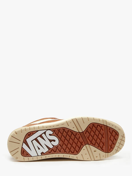 Sneakers In Leather Vans Brown women D1JBRO other view 5