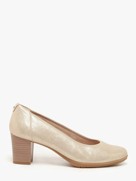 Pumps In Leather Tamaris Beige women 44