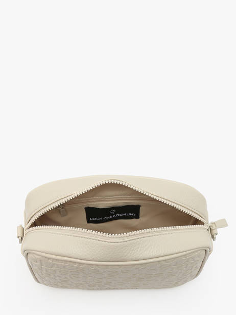 Shoulder Bag Logo Lola casademunt Beige logo 65 other view 3