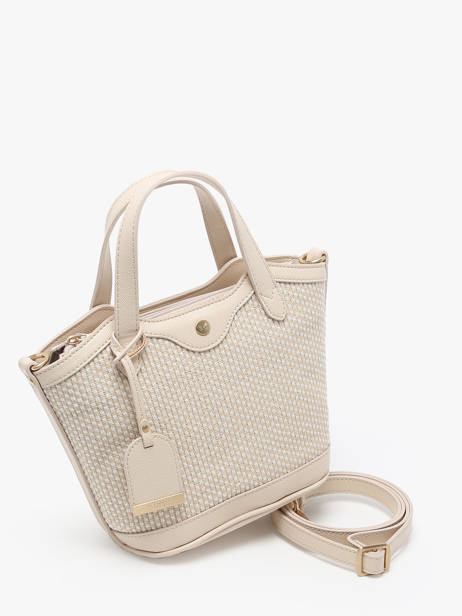 Satchel Judy Hexagona Beige judy 6520139 other view 2