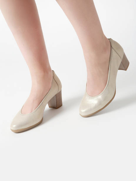 Pumps In Leather Tamaris Beige women 44 other view 1